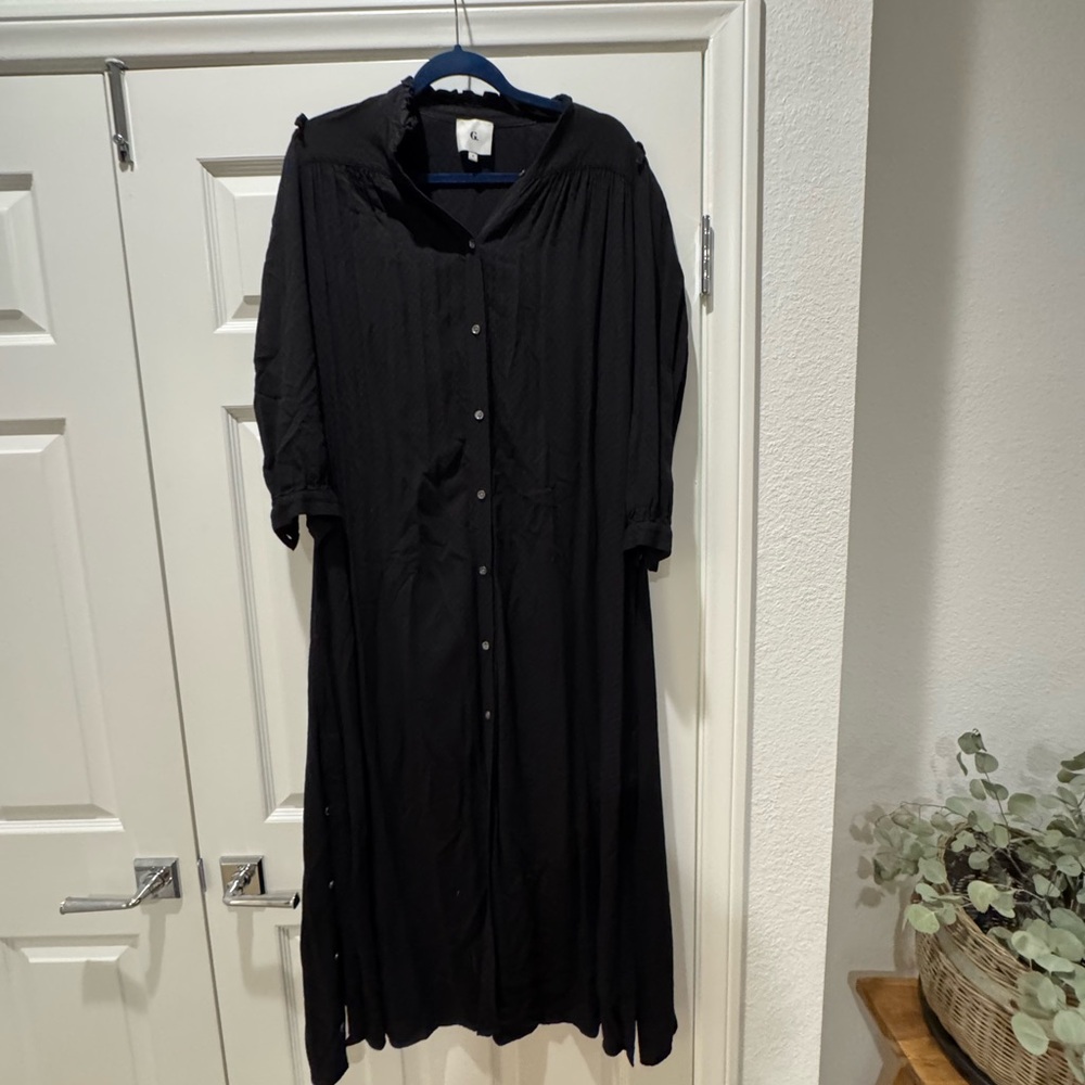 G by Goop black maxi dress - Picture 3 of 5